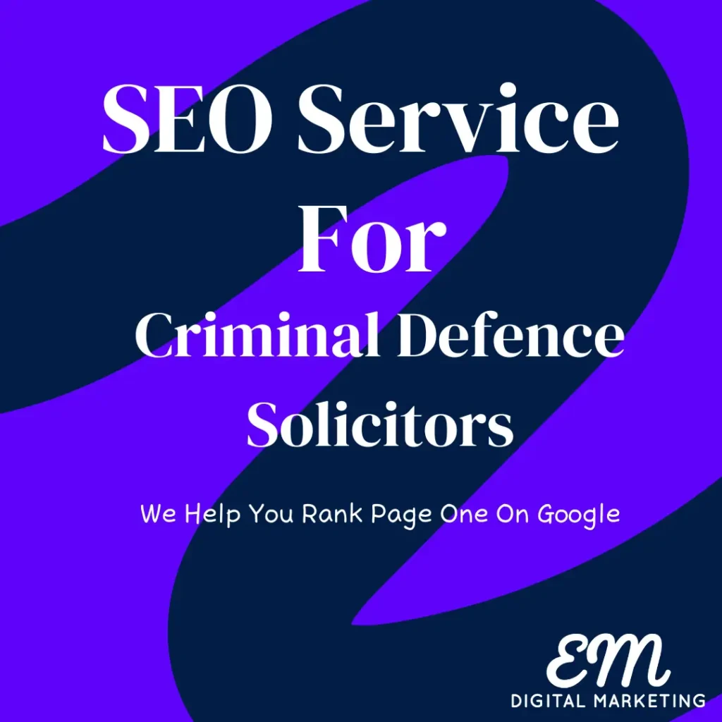 Seo Service For Criminal Defence Solicitors