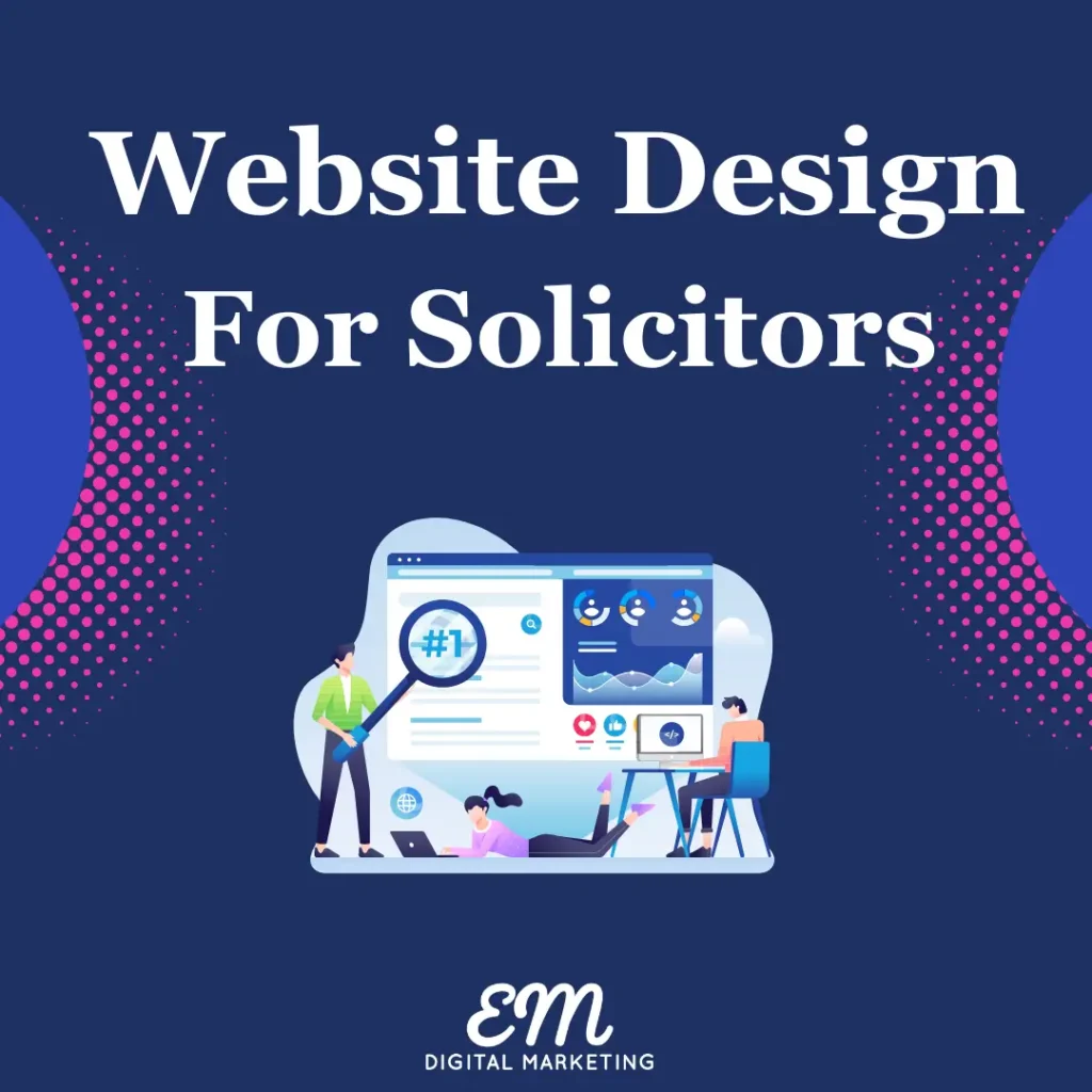 web design for solicitors, and logo, decrorated the image