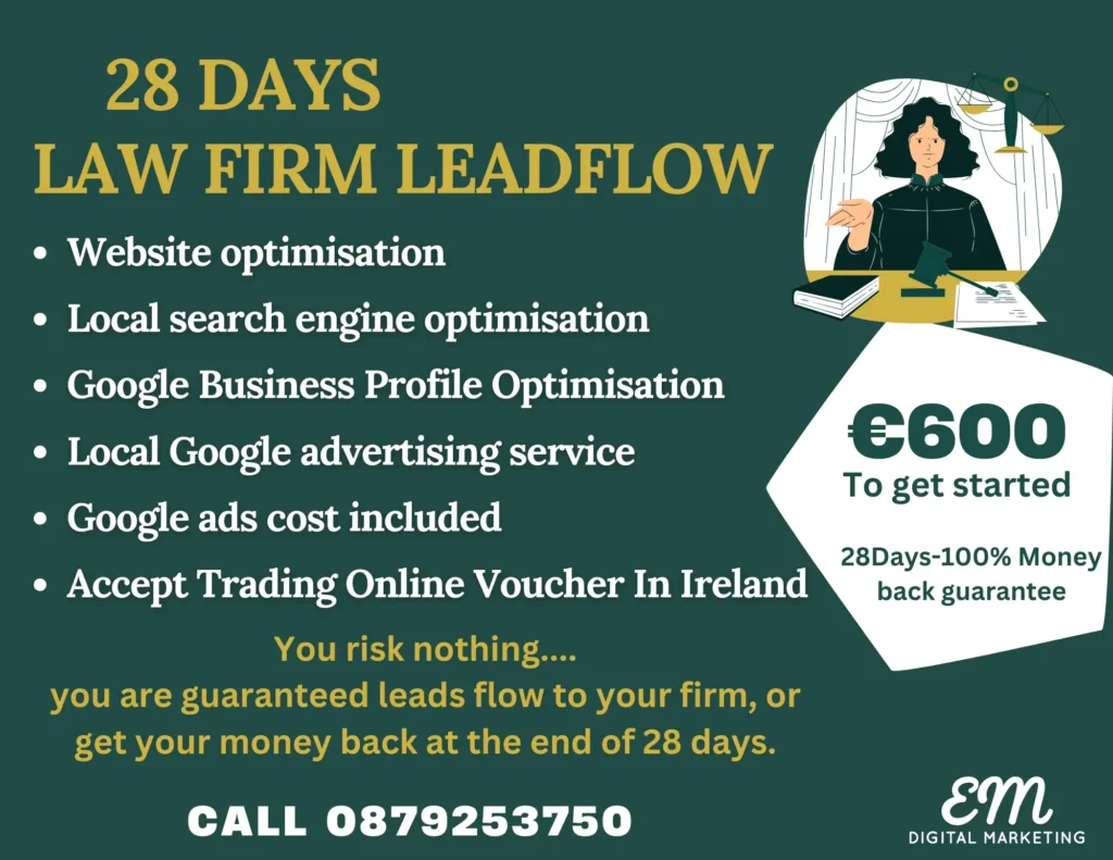 28 Days Law Firm Leadflow Seo And Google Ads Service