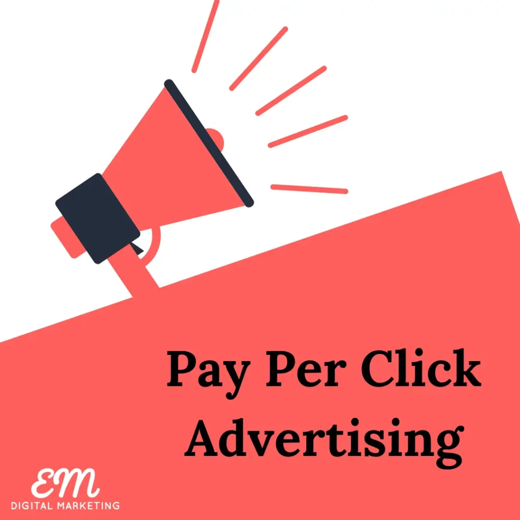 Pay per click advertising.