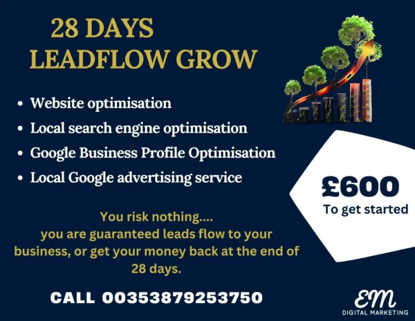 28 Days Lead Flow Grow UK